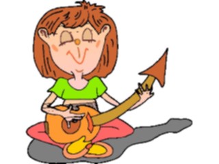 Sticker Custom Preview Image #092143 Music Musicians Guitarist86