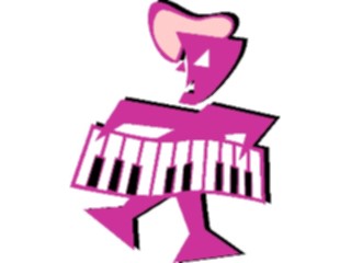 Sticker Custom Preview Image #092220 Music Musicians Keyboard Player Offbeat