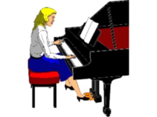 Sticker Custom Preview Image #092237 Music Musicians Pianist06