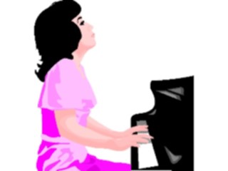 Sticker Custom Preview Image #092241 Music Musicians Pianist10