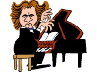 Sticker Custom Preview Image #092242 Music Musicians Pianist11