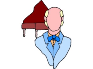 Sticker Custom Preview Image #092258 Music Musicians Pianist27