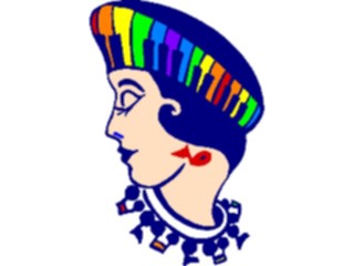 Sticker Custom Preview Image #092262 Music Musicians Profile Musical Woman