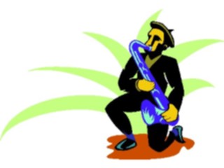 Sticker Custom Preview Image #092281 Music Musicians Saxophonist09
