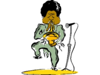 Sticker Custom Preview Image #092285 Music Musicians Saxophonist13