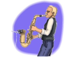 Sticker Custom Preview Image #092291 Music Musicians Saxophonist19