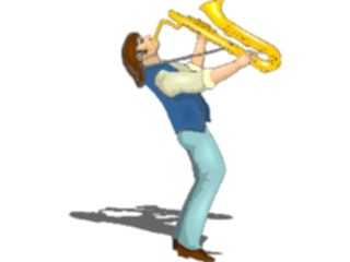 Sticker Custom Preview Image #092292 Music Musicians Saxophonist20