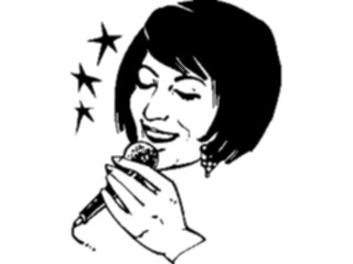 Sticker Custom Preview Image #092310 Music Musicians Singer10