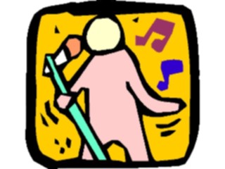 Sticker Custom Preview Image #092311 Music Musicians Singer11