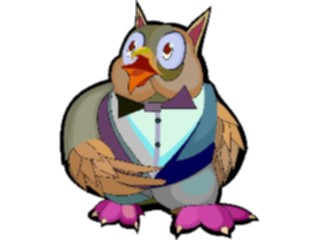 Sticker Custom Preview Image #092401 Music Musicians Singer Owl