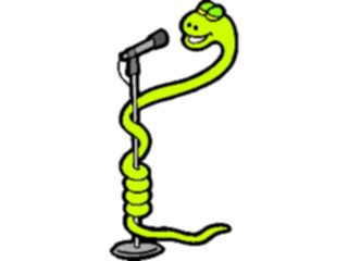 Sticker Custom Preview Image #092405 Music Musicians Singer Snake1