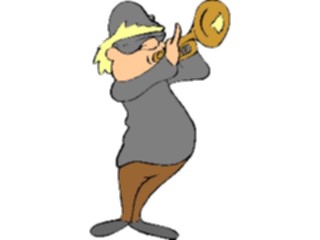 Sticker Custom Preview Image #092453 Music Musicians Trumpet Player11