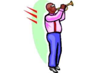 Sticker Custom Preview Image #092454 Music Musicians Trumpet Player12