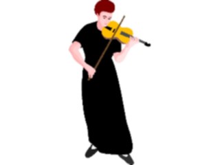 Sticker Custom Preview Image #092480 Music Musicians Violinist10