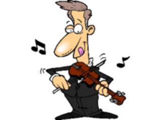 Sticker Custom Preview Image #092482 Music Musicians Violinist12