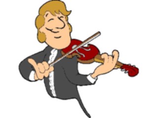 Sticker Custom Preview Image #092484 Music Musicians Violinist14