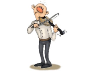 Sticker Custom Preview Image #092488 Music Musicians Violinist18