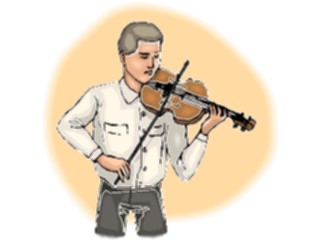 Sticker Custom Preview Image #092493 Music Musicians Violinist23