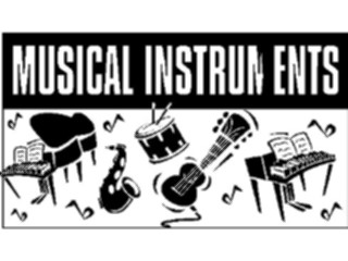 Sticker Custom Preview Image #092534 Music Titles Frames Musical Instruments