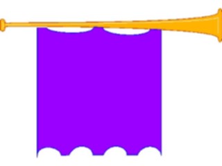 Sticker Custom Preview Image #092551 Music Titles Frames Trumpet Announcement