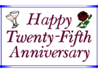 Sticker Custom Preview Image #092560 Occasions Anniversaries25th Anniversary1