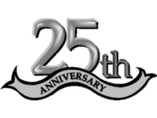 Sticker Custom Preview Image #092561 Occasions Anniversaries25th Anniversary2