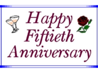 Sticker Custom Preview Image #092569 Occasions Anniversaries50th Anniversary1