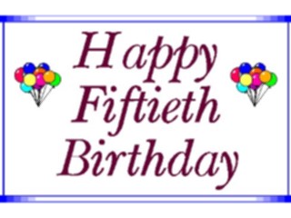 Sticker Custom Preview Image #092597 Occasions Birthdays50th Birthday1