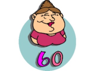 Sticker Custom Preview Image #092600 Occasions Birthdays60th Birthday2