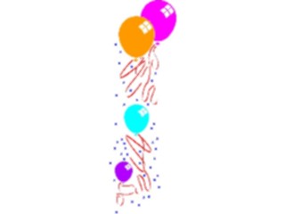 Sticker Custom Preview Image #092612 Occasions Birthdays Balloons3