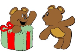 Sticker Custom Preview Image #092620 Occasions Birthdays Bear Gift3