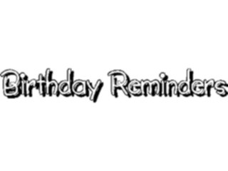 Sticker Custom Preview Image #092661 Occasions Birthdays Birthday Reminders