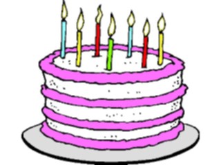 Sticker Custom Preview Image #092705 Occasions Birthdays Cake23