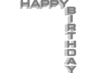 Sticker Custom Preview Image #092825 Occasions Birthdays Happy Birthday Border