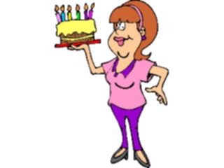 Sticker Custom Preview Image #092872 Occasions Birthdays Mom Cake