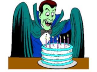 Sticker Custom Preview Image #092912 Occasions Birthdays Vampire Birthday