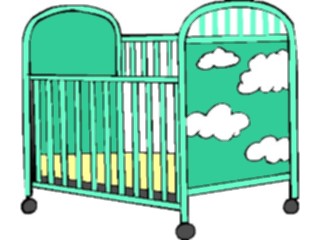 Sticker Custom Preview Image #092974 Occasions Births Crib2