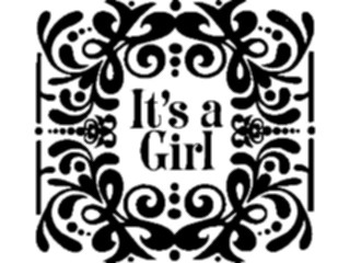 Sticker Custom Preview Image #093000 Occasions Births Itsa Girl3