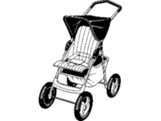 Sticker Custom Preview Image #093051 Occasions Births Stroller3