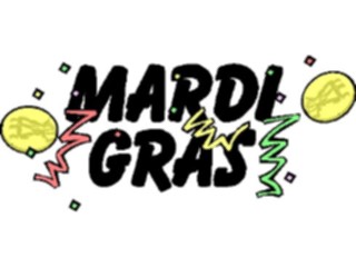 Sticker Custom Preview Image #093095 Occasions Other Mardi Gras