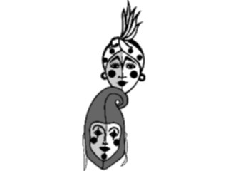 Sticker Custom Preview Image #093103 Occasions Other Mardi Gras Masks1