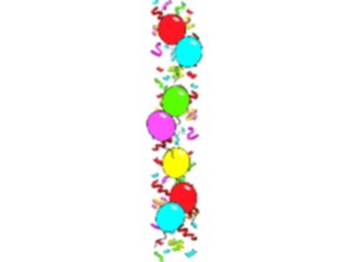 Sticker Custom Preview Image #093159 Occasions Parties Balloon Border2