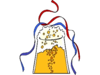 Sticker Custom Preview Image #093226 Occasions Parties Champagne Design