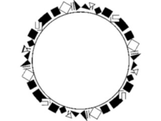 Sticker Custom Preview Image #093252 Occasions Parties Confetti Frame09