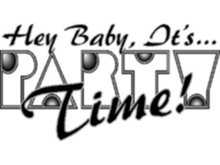 Sticker Custom Preview Image #093307 Occasions Parties Its Party Time2