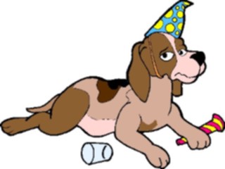 Sticker Custom Preview Image #093341 Occasions Parties Party Dog2