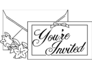 Sticker Custom Preview Image #093441 Occasions Parties Youre Invited Card