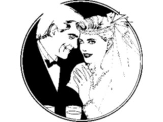 Sticker Custom Preview Image #093552 Occasions Weddings Bride Groom03