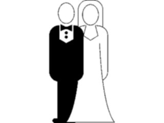 Sticker Custom Preview Image #093553 Occasions Weddings Bride Groom04