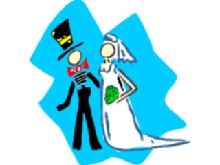 Sticker Custom Preview Image #093564 Occasions Weddings Bride Groom15